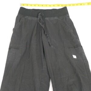 Butter-Soft Stretch Women Jogger Scrub Pants XS Black Medical Nursing Healthcare
